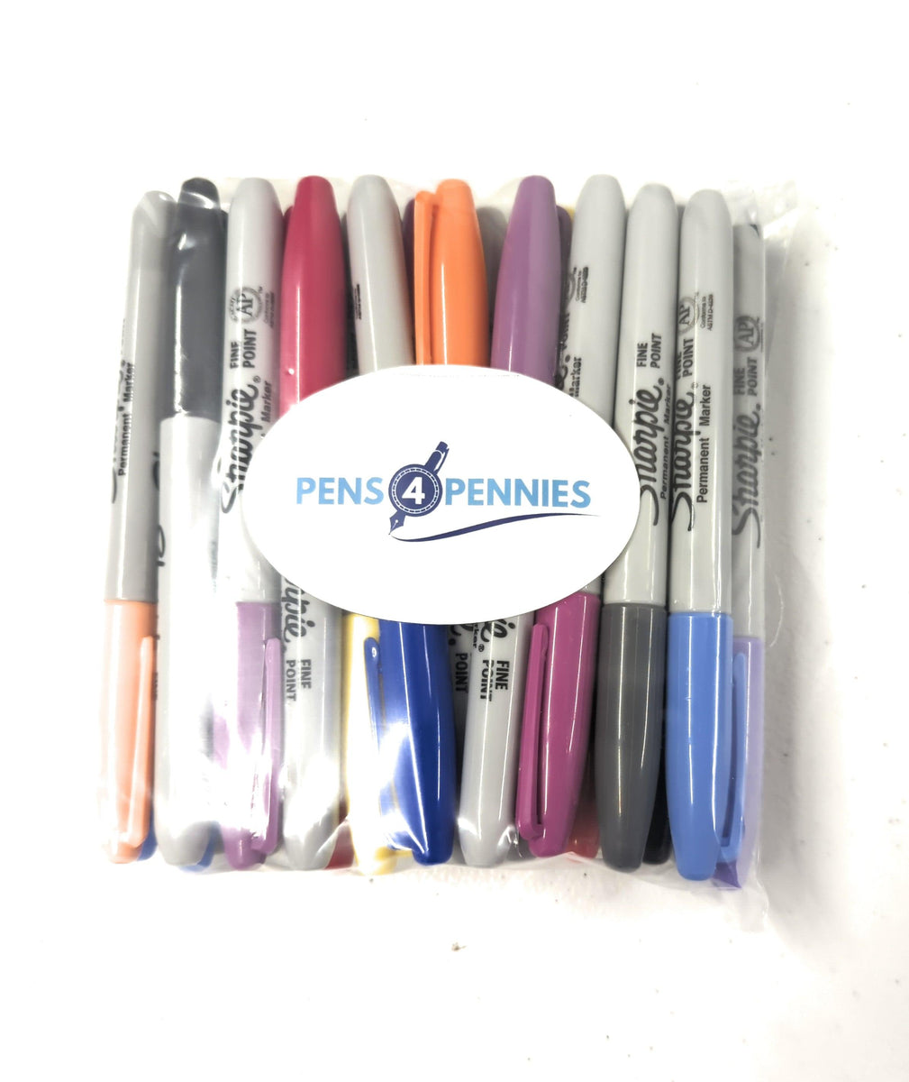 30 Count Black Sharpie Permanent Markers – Pens 4 Pennies