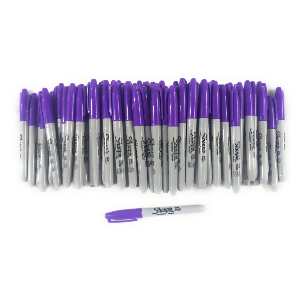 1000 Bulk Sharpie Case ULTRA VIOLET Purple Fine Point Permanent Marker LOT