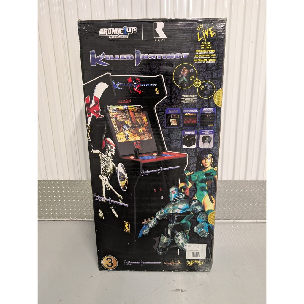 Arcade1Up Killer Instinct Wifi Arcade Video Games Machine Cabinet Riser Stool