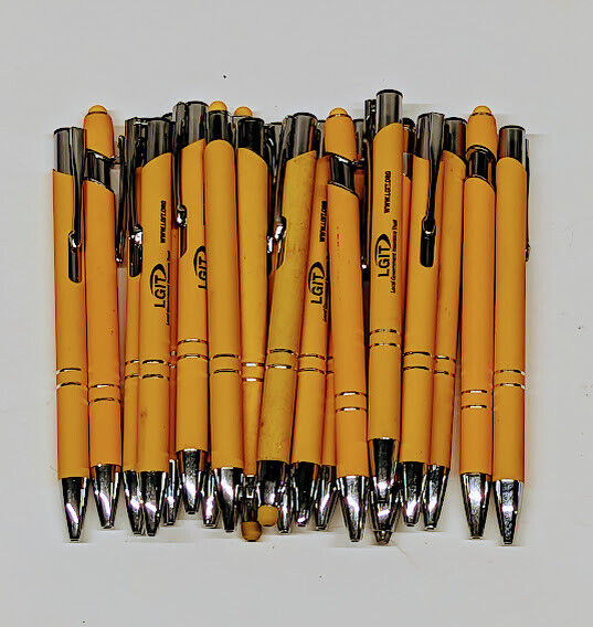 20 Count Misprint/Blank Metal Click Pens