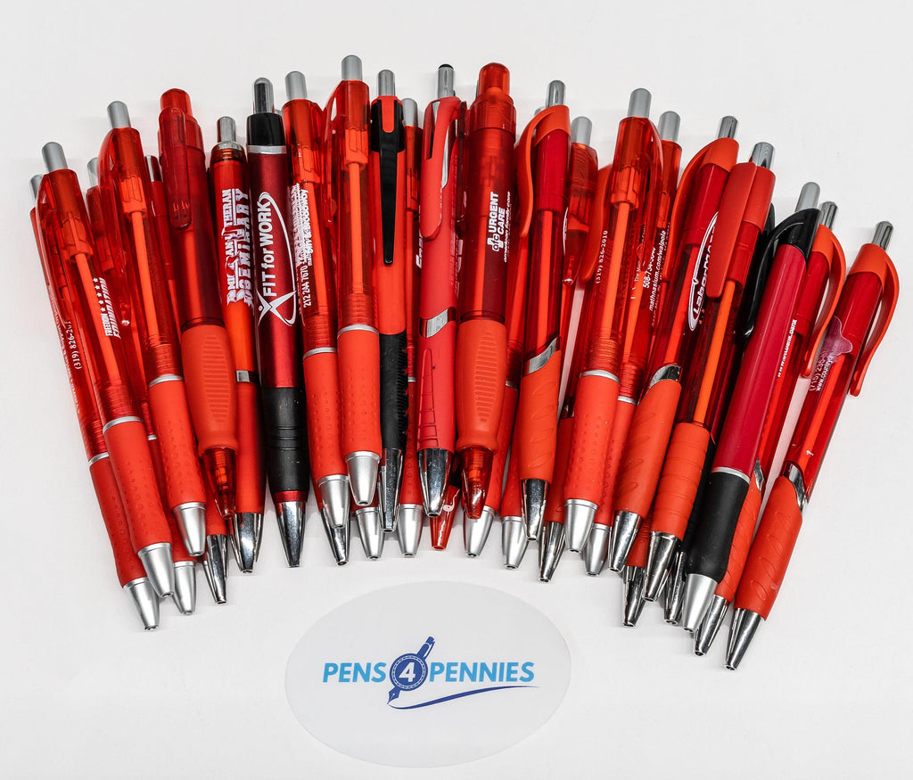 30 Count Red Misprint Pens - Pens 4 Pennies