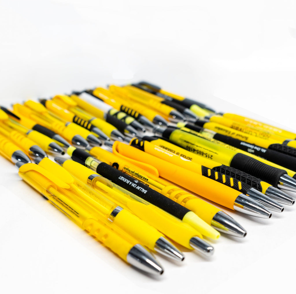 30 Count Yellow Misprint Pens – Pens 4 Pennies