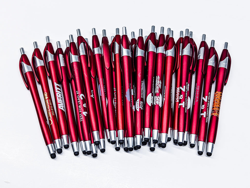 30 Count Red Misprint Stylus Tip Pens - Pens 4 Pennies