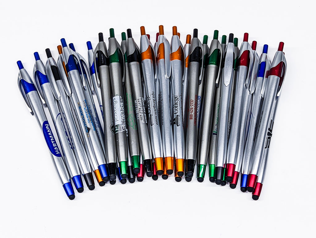 30 Count Silver Misprint Stylus Tip Pens - Pens 4 Pennies